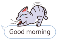 Sue of a tabby cat 2 sticker #10189156