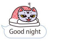 Sue of a tabby cat 2 sticker #10189158