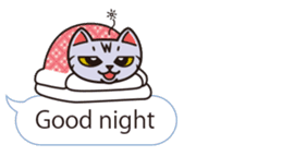 Sue of a tabby cat 2 sticker #10189158