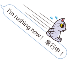 Sue of a tabby cat 2 sticker #10189159