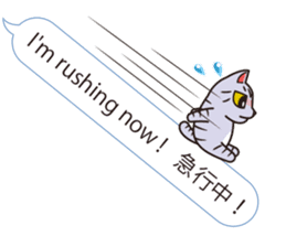 Sue of a tabby cat 2 sticker #10189159