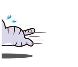 Sue of a tabby cat 2 sticker #10189166