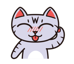 Sue of a tabby cat 2 sticker #10189167