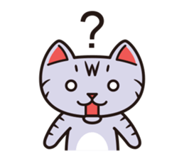 Sue of a tabby cat 2 sticker #10189168