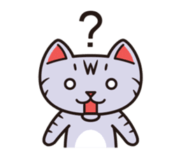 Sue of a tabby cat 2 sticker #10189168