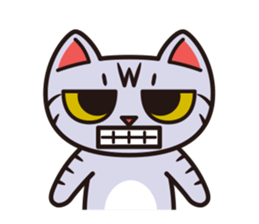 Sue of a tabby cat 2 sticker #10189173
