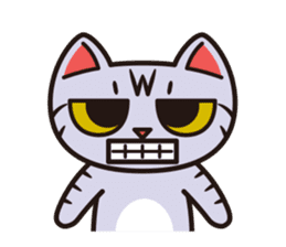 Sue of a tabby cat 2 sticker #10189173