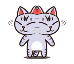 Sue of a tabby cat 2 sticker #10189174
