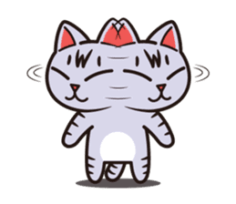 Sue of a tabby cat 2 sticker #10189174