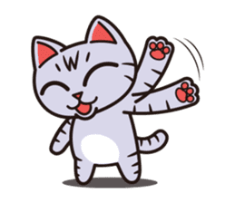 Sue of a tabby cat 2 sticker #10189175