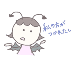 the kind angel & the mean devil sticker #10190863