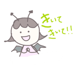 the kind angel & the mean devil sticker #10190871