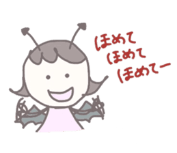 the kind angel & the mean devil sticker #10190877