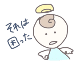 the kind angel & the mean devil sticker #10190880