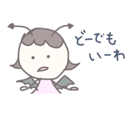 the kind angel & the mean devil sticker #10190881