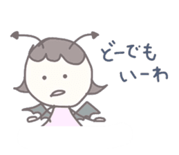 the kind angel & the mean devil sticker #10190881