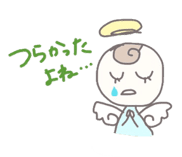 the kind angel & the mean devil sticker #10190882