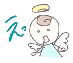 the kind angel & the mean devil sticker #10190884