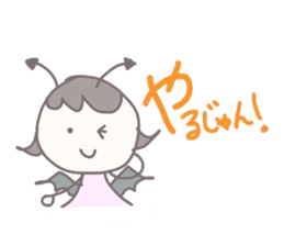 the kind angel & the mean devil sticker #10190887