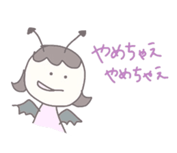 the kind angel & the mean devil sticker #10190891