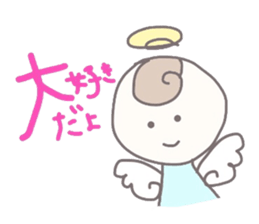 the kind angel & the mean devil sticker #10190892