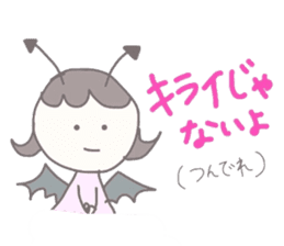 the kind angel & the mean devil sticker #10190893