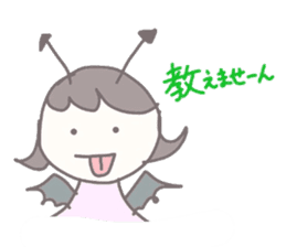 the kind angel & the mean devil sticker #10190895