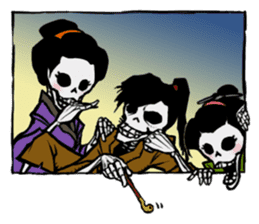 skeleton_ronin sticker #10190928