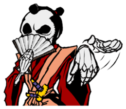 skeleton_samurai sticker #10191106
