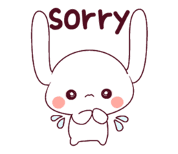 Ultra-small rabbit! sticker #10191200