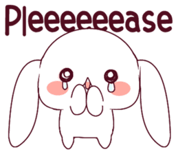 Ultra-small rabbit! sticker #10191203