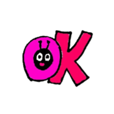 Greetings of the ant sticker #10191356