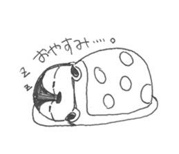 White Wagtail-chan Sticker sticker #10191504