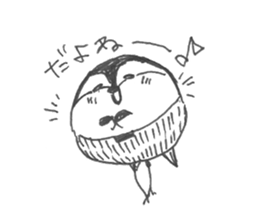White Wagtail-chan Sticker sticker #10191509