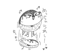 White Wagtail-chan Sticker sticker #10191514