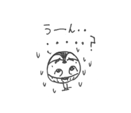 White Wagtail-chan Sticker sticker #10191519