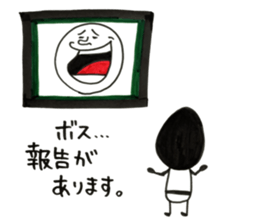Kind_man vs evil glasses_man sticker #10191559