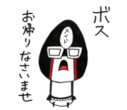 Kind_man vs evil glasses_man sticker #10191567