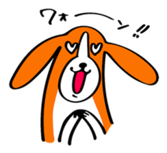 Beagle dogs Love sticker #10191617