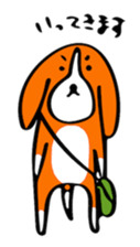 Beagle dogs Love sticker #10191636