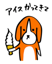 Beagle dogs Love sticker #10191652