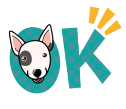 iinu - Bull Terrier sticker #10191776