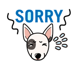 iinu - Bull Terrier sticker #10191779