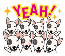 iinu - Bull Terrier sticker #10191780