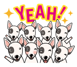 iinu - Bull Terrier sticker #10191780