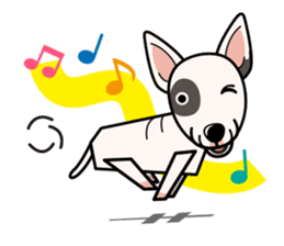 iinu - Bull Terrier sticker #10191781