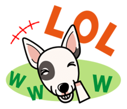 iinu - Bull Terrier sticker #10191792