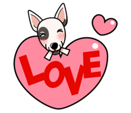 iinu - Bull Terrier sticker #10191796