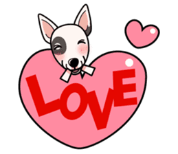 iinu - Bull Terrier sticker #10191796