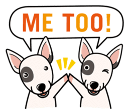 iinu - Bull Terrier sticker #10191814